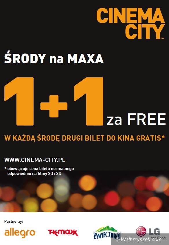 Wałbrzych: „Środy na Maxa” w Cinema City oraz IMAX