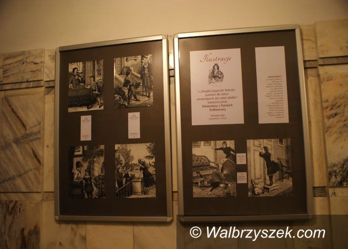 Wałbrzych: Wystawa ilustracji w Bibliotece pod Atlantami