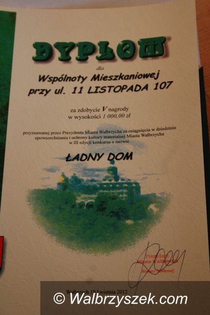 Wałbrzych: Ładne domy nagrodzone