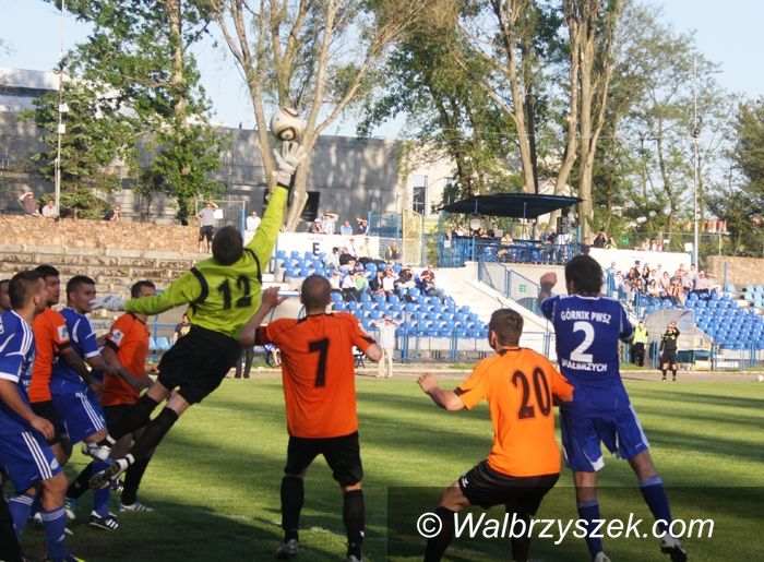 Wałbrzych: II liga piłki nożnej: Górnik Wałbrzych – Chrobry Głogów 0–0