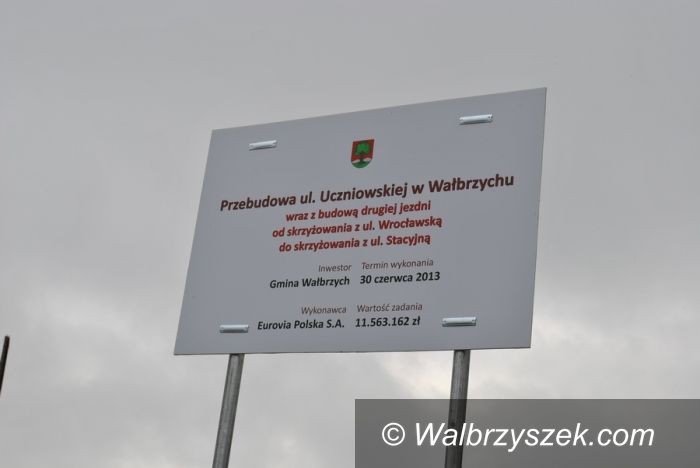 Wałbrzych: Przebudowa ul. Uczniowskiej trwa