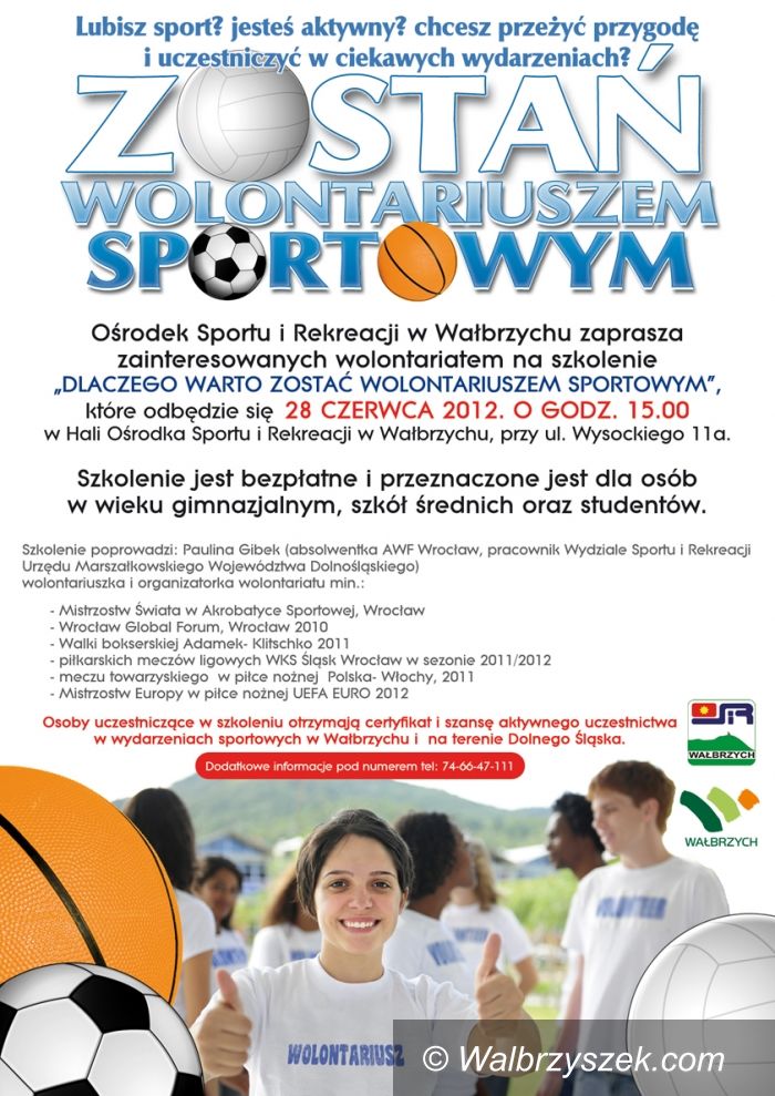 Wałbrzych: Wolontariat z OSiR–em