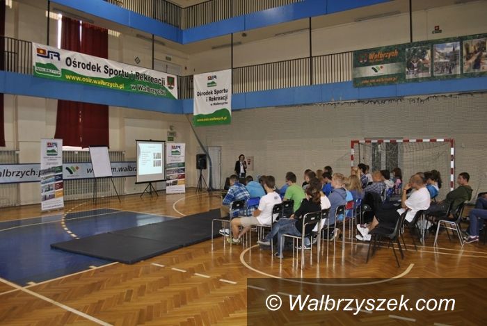 Wałbrzych: Szkolenie wolontariuszy w siedzibie Ośrodka Sportu i Rekreacji