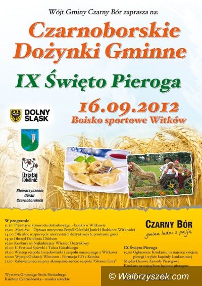 REGION, Czarny Bór: Dożynki i Festiwal Pieroga w gminie Czarny Bór