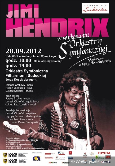 Wałbrzych: Jimi Hendrix symfonicznie