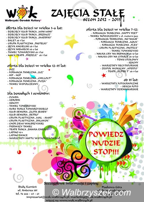 Wałbrzych: WOK zaprasza na zajęcia