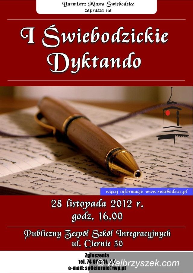 Świebodzice: I Świebodzickie Dyktando