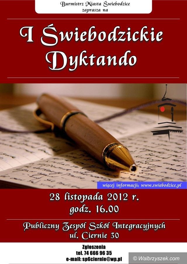 Świebodzice: I Świebodzickie Dyktando