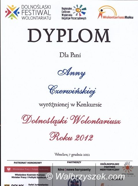 Wałbrzych: Wolontariusze nagrodzeni