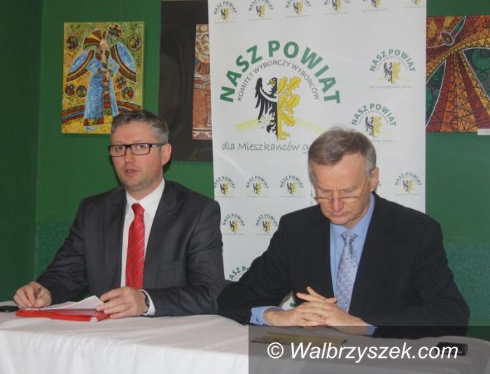 powiat wałbrzyski: Nasz Powiat przedstawił listę kandydatów do wyborów