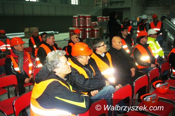 Wałbrzych: Z gospodarską wizytą na budowie Aqua Zdroju