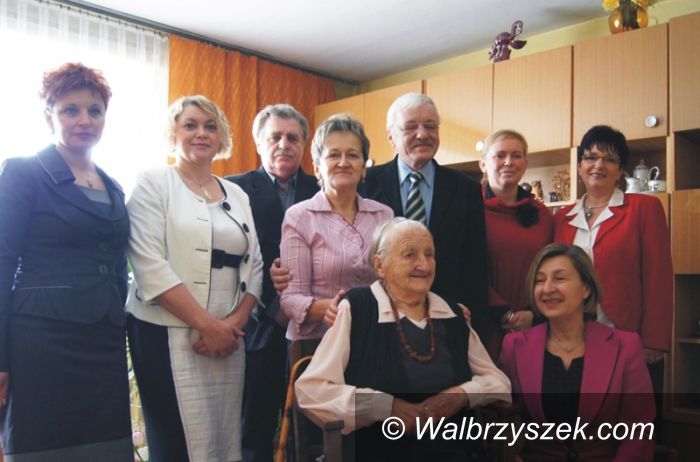 REGION, Mieroszów: Setne urodziny mieszkanki gminy Mieroszów