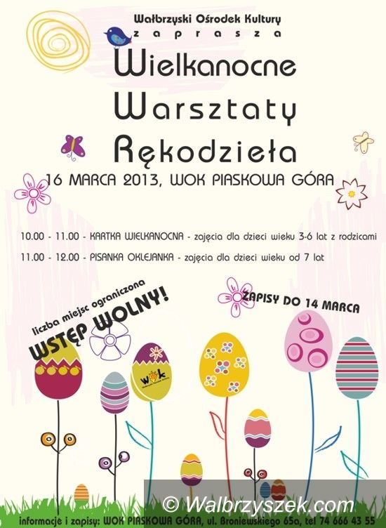 Wałbrzych: Wykonaj wielkanocną kartkę