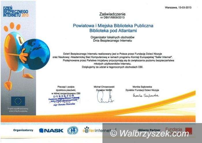 Wałbrzych: Zbliża się Dzień Bezpiecznego Internetu