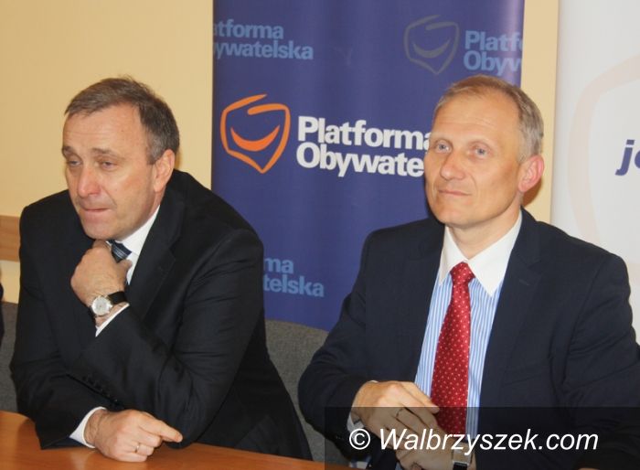 Wałbrzych: Dolnośląscy działacze Platformy Obywatelskiej spotkali się w Wałbrzychu