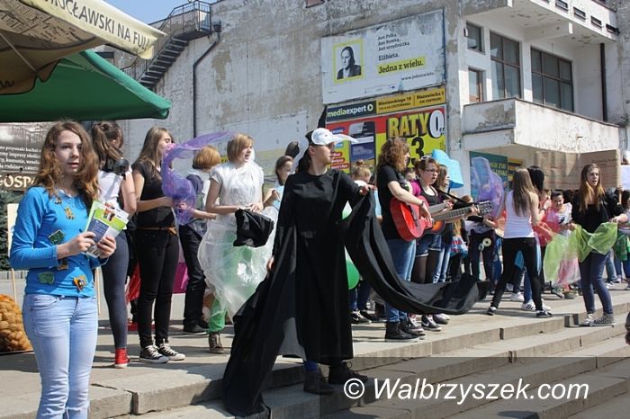 Wałbrzych: Happening ekologiczny na Piaskowej Górze