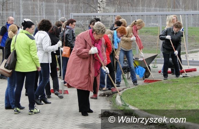 Wałbrzych: Sprzątali Wałbrzych