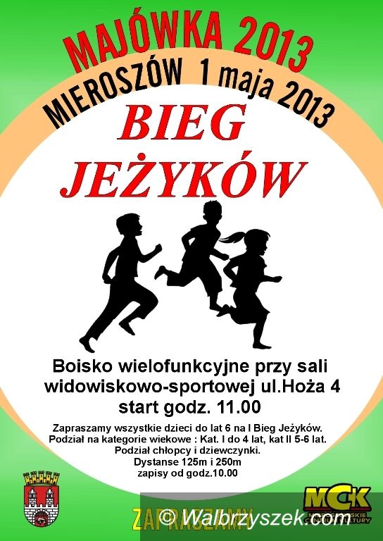 Mieroszów: Zapraszamy na Bieg Jeża