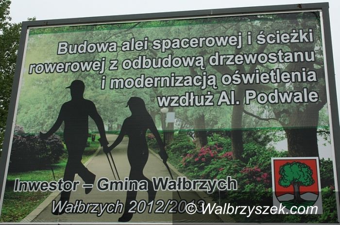 Wałbrzych: Nowa ścieżka rowerowa na Podzamczu