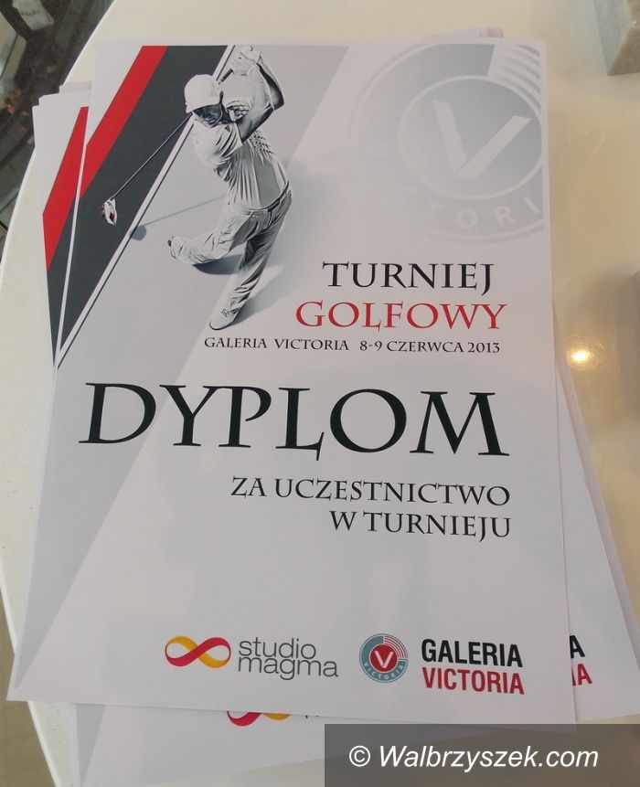 Wałbrzych: Golfowy weekend w Galerii Victoria. Dzień I