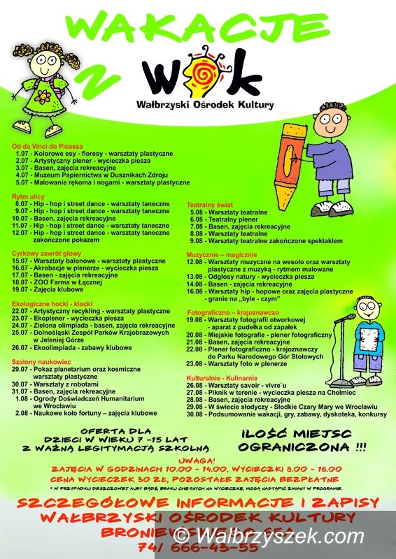 Wałbrzych: Wakacje z WOK–iem