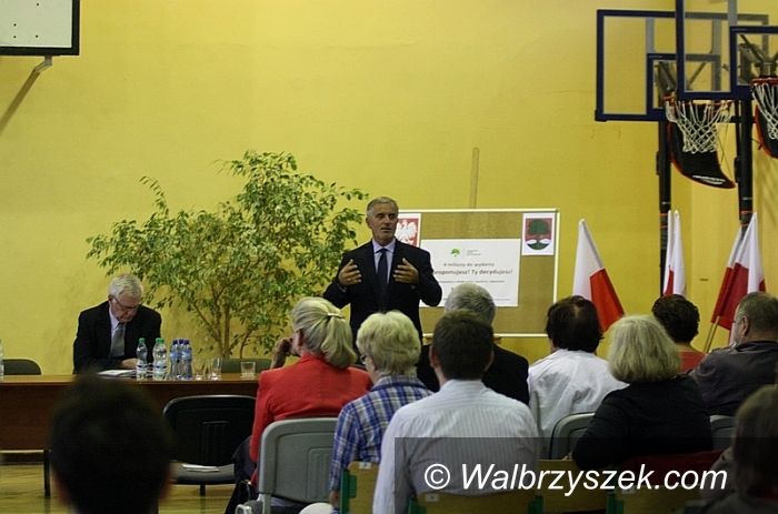 Wałbrzych: O niskiej emisji i budżecie na Białym Kamieniu
