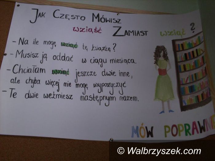 REGION, Boguszów-Gorce: "Mów składnie i poprawnie, a nie jak popadnie… „ w Gimnazjum nr 1 w Boguszowie – Gorcach
