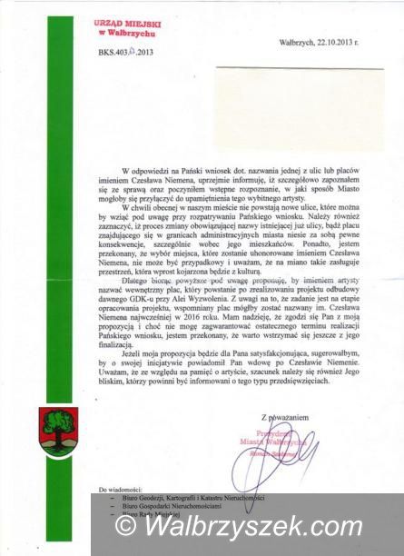 Wałbrzych: W byłym GDK–u powstanie plac Czesława Niemena?