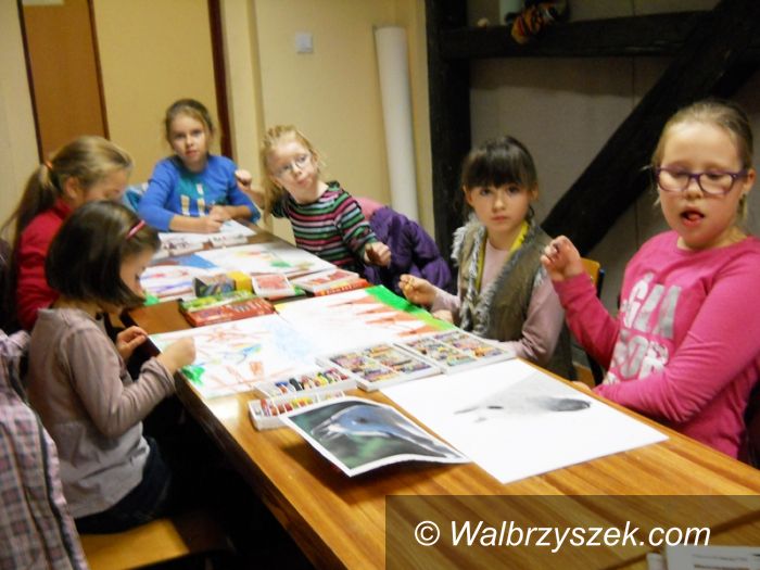 REGION, Jedlina Zdrój: Postępy uczestników zajęć plastycznych