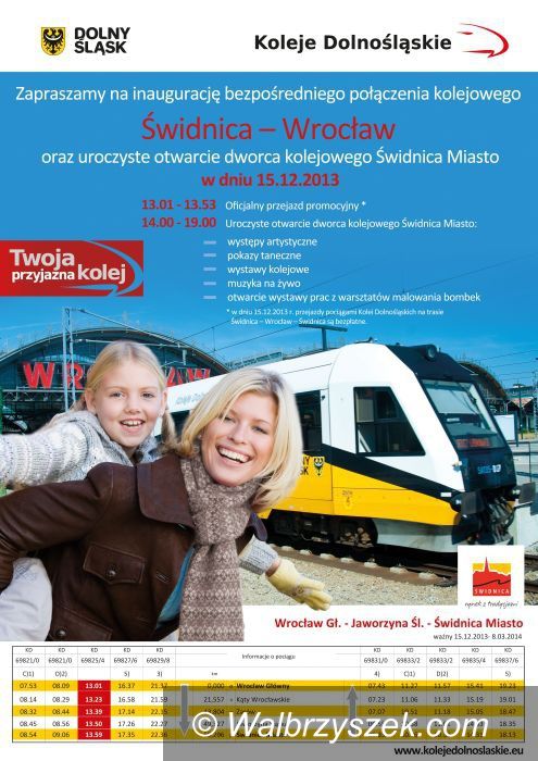 Region: Nowy dworzec w Świdnicy od niedzieli otwarty dla podróżnych