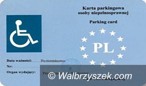 Kraj: Zmiany w karcie parkingowej dla osób niepełnosprawnych