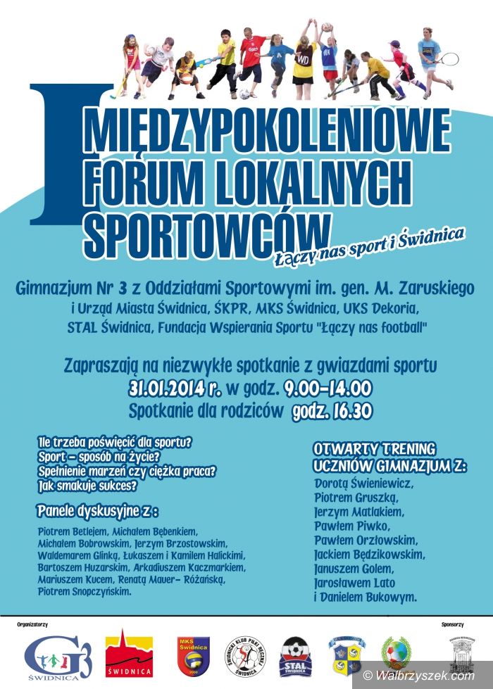 Region: I Międzypokoleniowe Forum Lokalnych Sportowców w Świdnicy