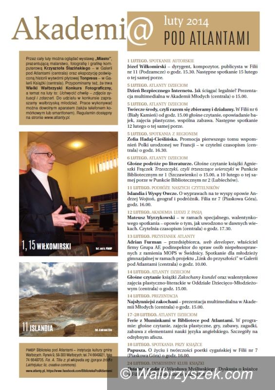 Wałbrzych: Co Biblioteka pod Atlantami oferuje w lutym?
