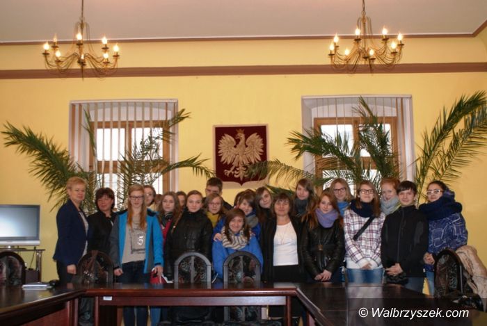 REGION, Boguszów-Gorce: Uczniowie z wizytą w Ratuszu