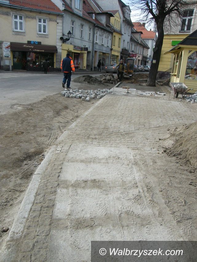 Region: Świebodzice: Prace na Żeromskiego