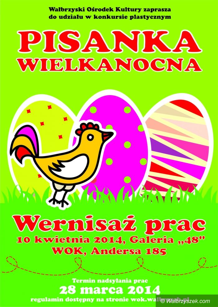 Wałbrzych: Konkurs plastyczny „Pisanka Wielkanocna”