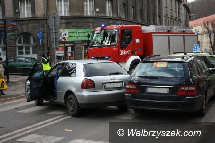 Wałbrzych: Zderzenie na Alei Wyzwolenia