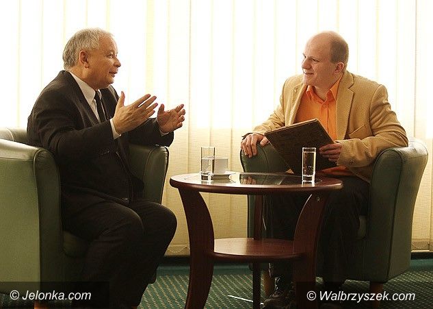 Jelenia Góra: Jarosław Kaczyński dla Jelonki.com.