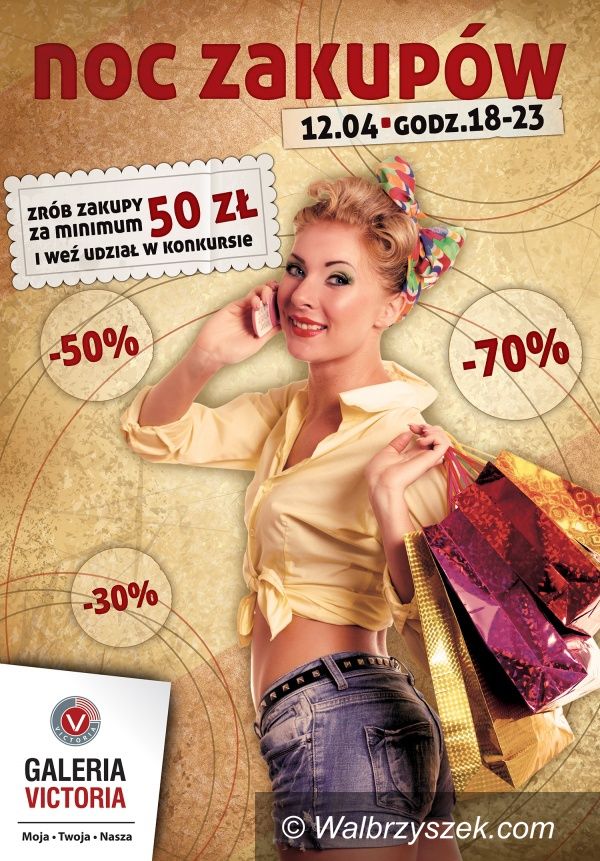 Wałbrzych: Noc zakupów w Galerii Victoria