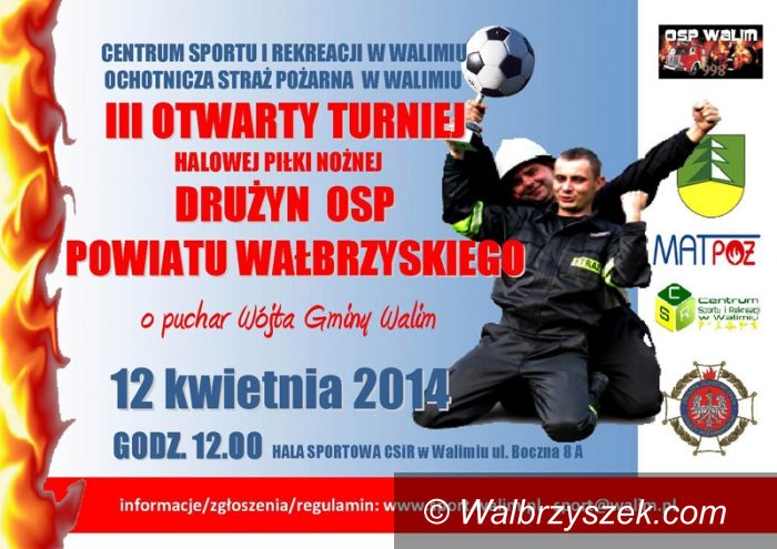 Walim: Strażacy zagrają w piłkę nożną halową