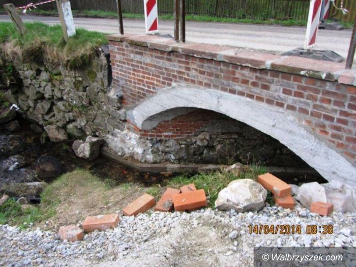 REGION, Glinno: Powiat wałbrzyski remontuje most w Glinnie