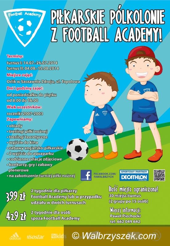 Wałbrzych: Piłkarskie Półkolonie z Football Academy Wałbrzych