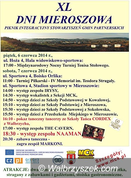 REGION, Mieroszów: Dni Mieroszowa już w piątek i sobotę