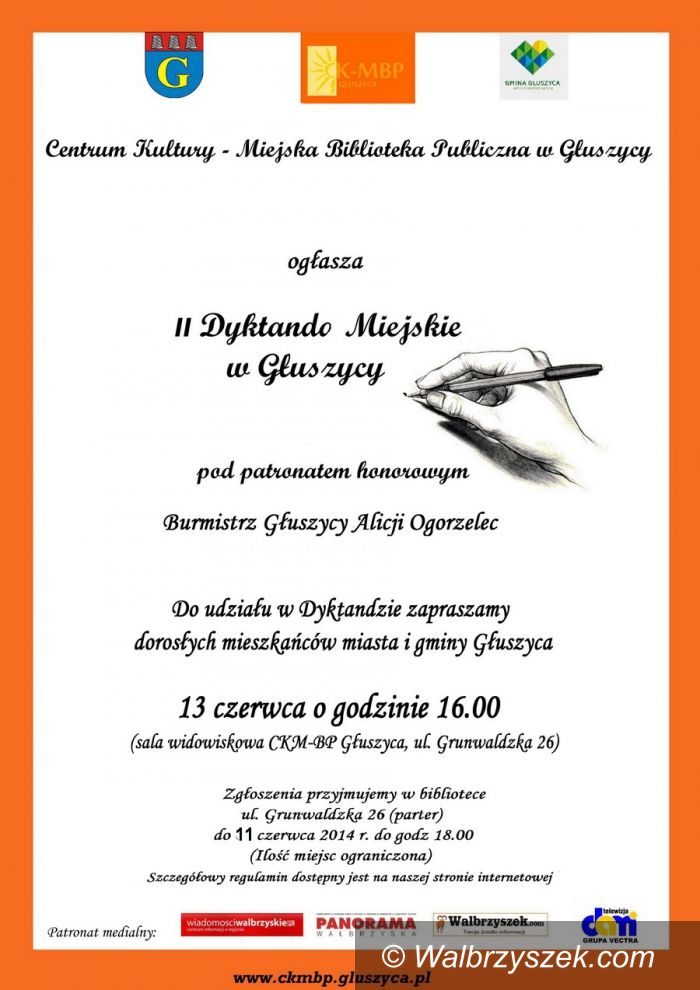 Głuszyca: II Dyktando Miejskie w Głuszycy