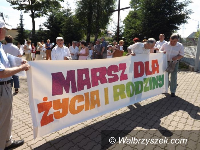 Wałbrzych: Marsz Dla Życia i Rodziny