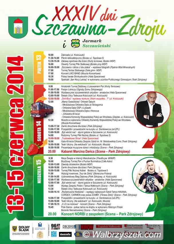 REGION, Szczawno Zdrój: Dni Szczawna Zdroju zapowiadają się radośnie