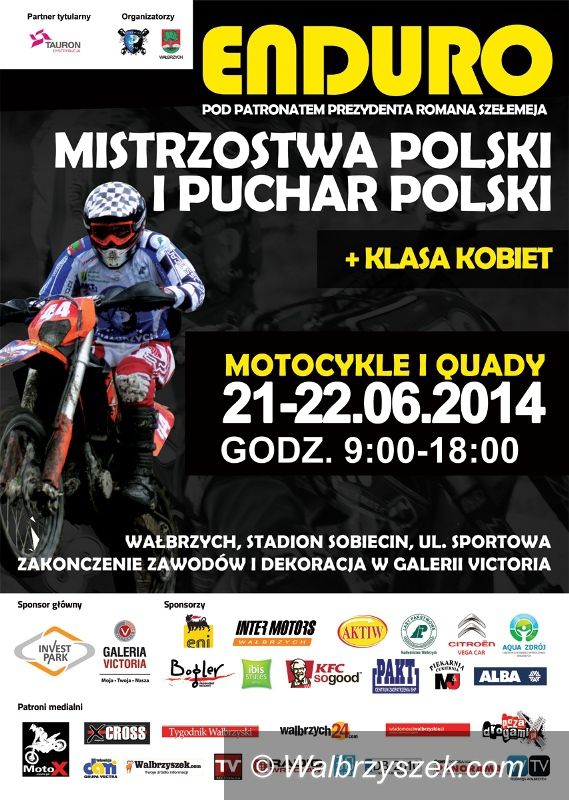 Wałbrzych: III i IV runda Mistrzostw i Pucharu Polski w rajdach Enduro w Wałbrzychu