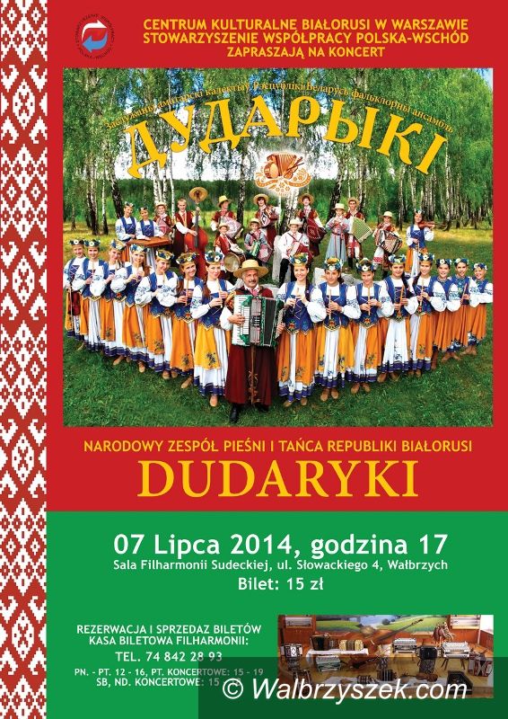 Wałbrzych: Dudaryki w Filharmonii