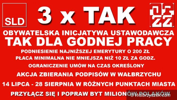 Wałbrzych: SLD inicjuje akcję