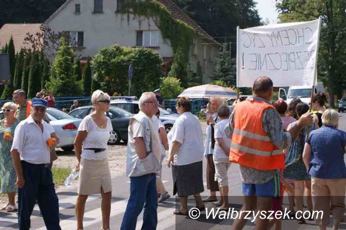 REGION, Stare Bogaczowice: Blokowali drogi